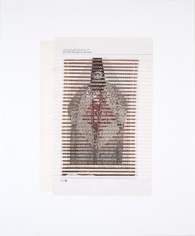 Kamrooz Aram, From the Series 7000 Years, 2010, Mixed media on paper, 43 x 36 cm