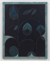Kamrooz Aram, Nocturne 2 (Silent Nocturne), 2019, Oil, oil crayon, wax pencil and pencil on linen