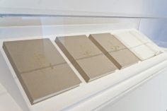 Nazgol Ansarinia, NSS book series, 2008, Printed paper bound together in book format with a foil embossed cover, 4 books