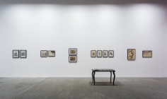 Works on paper: Hikayat, Installation view at Green Art Gallery, 2014