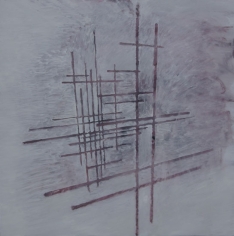 Ivan Grubanov, Study for a Memorial, 2010, Oil on canvas, 150 x 150 cm