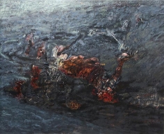 Shawki Youssef, Organic Corners, 2013, Mixed media on canvas, 180 x 147 cm
