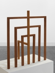 Ana Mazzei, Gate, 2019, Peroba mica wood, wood stain paint