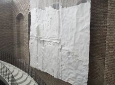 Nazgol Ansarinia, Membrane, 2014, Paper, paste and glue, 550&nbsp;x 500&nbsp;cm