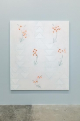 Kamrooz Aram, Ornament for a Quiet Room, 2016, Oil, wax and pencil on canvas, 213.25 x 182.75 cm