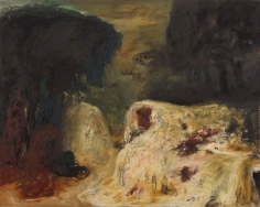 Ziad Dalloul, L&#039;Aube de la nuit, 2000, Oil on canvas, 130 x 162 cm