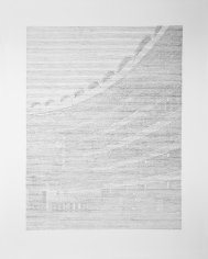 Seher Shah, Brutalist Traces (Barbican-London), 2015, Graphite on paper, 127 x 101.6 cm