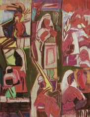 Jamil Molaeb, Untitled, c. 1992, Pastel on canson paper, 65 x 50 cm