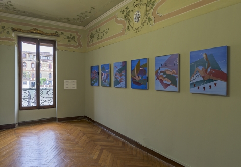 Maryam Hoseini, Installation view at HEARTBREAK, Venice, Italy, 2019