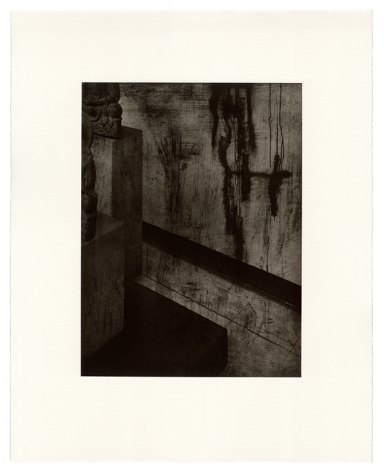 Seher Shah, Argument from Silence (ruin wall), 2019, Polymer photogravures on Velin Arches paper