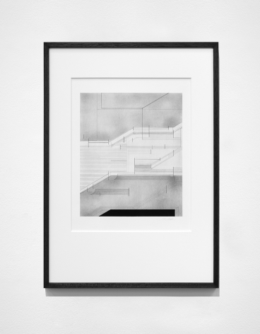 Seher Shah, Foreign dust (Variation 1), 2019-2020, Graphite dust on paper, 55.9 x 38.1 cm