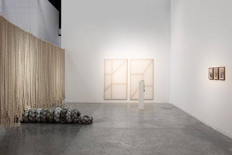 Split Ends,&nbsp;Afra Al Dhaheri, Installation view at Green Art Gallery, Dubai, 2021