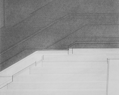Seher Shah,&nbsp;Foreign dust (Variation 9) (detail), 2019-2020, Graphite dust on paper, 55.9 x 38.1 cm